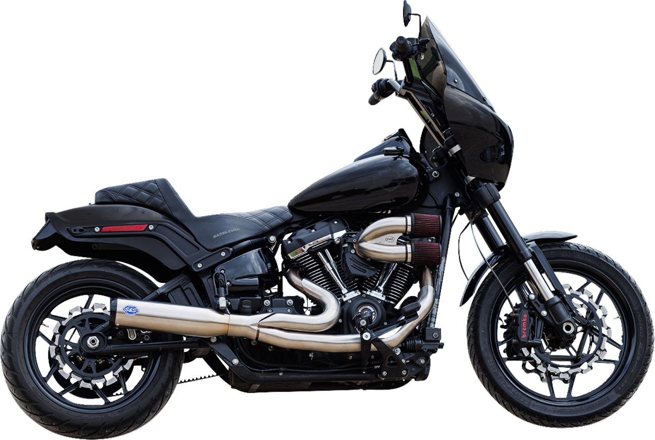 2-into-1 Qualifier Exhaust System | 2-into-1 Qualifier Exhaust System - Race Only - Brushed Stainless