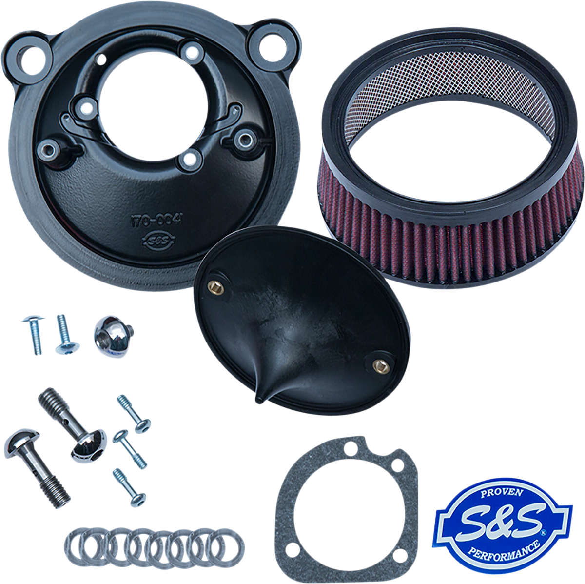 Super Stock™ Stealth Air Cleaner Kit | Super Stock™ Stealth Air Cleaner Kit - Black