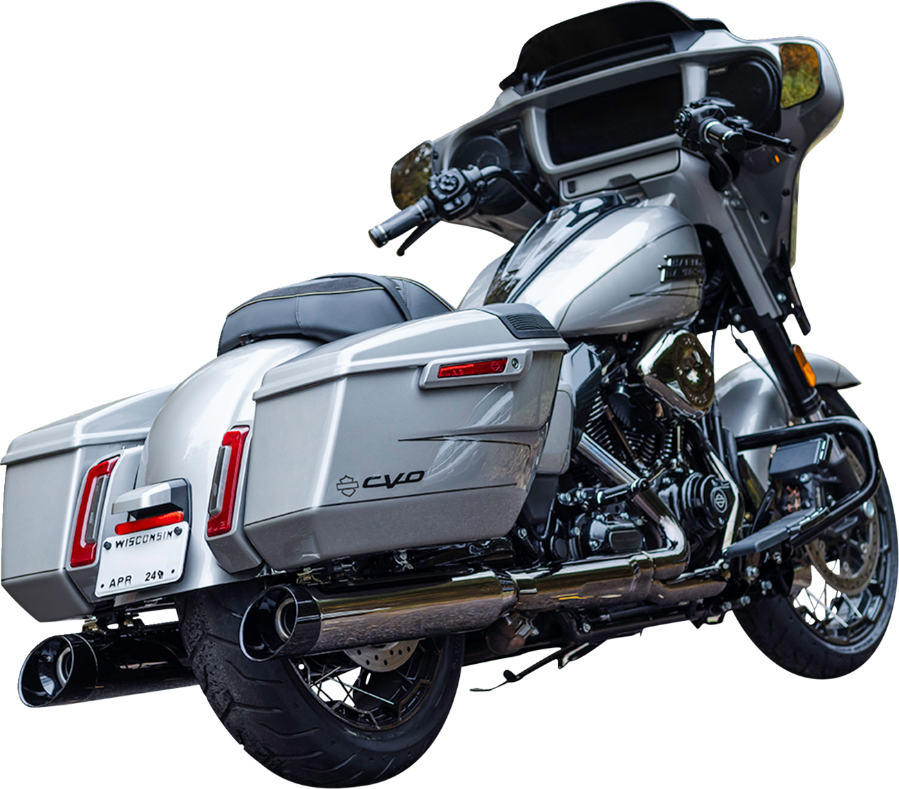 4-1/2" MK45 Performance Slip-On Mufflers | 4-1/2" MK45 Performance Slip-On Mufflers - Lava Chrome - 50-State