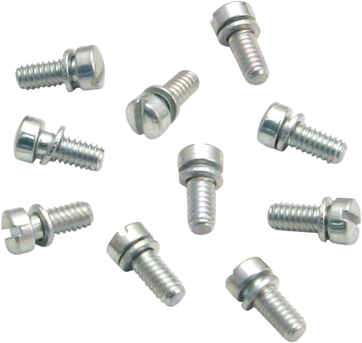 Slotted Screws | Slotted Round Head Screws - 10-Pack