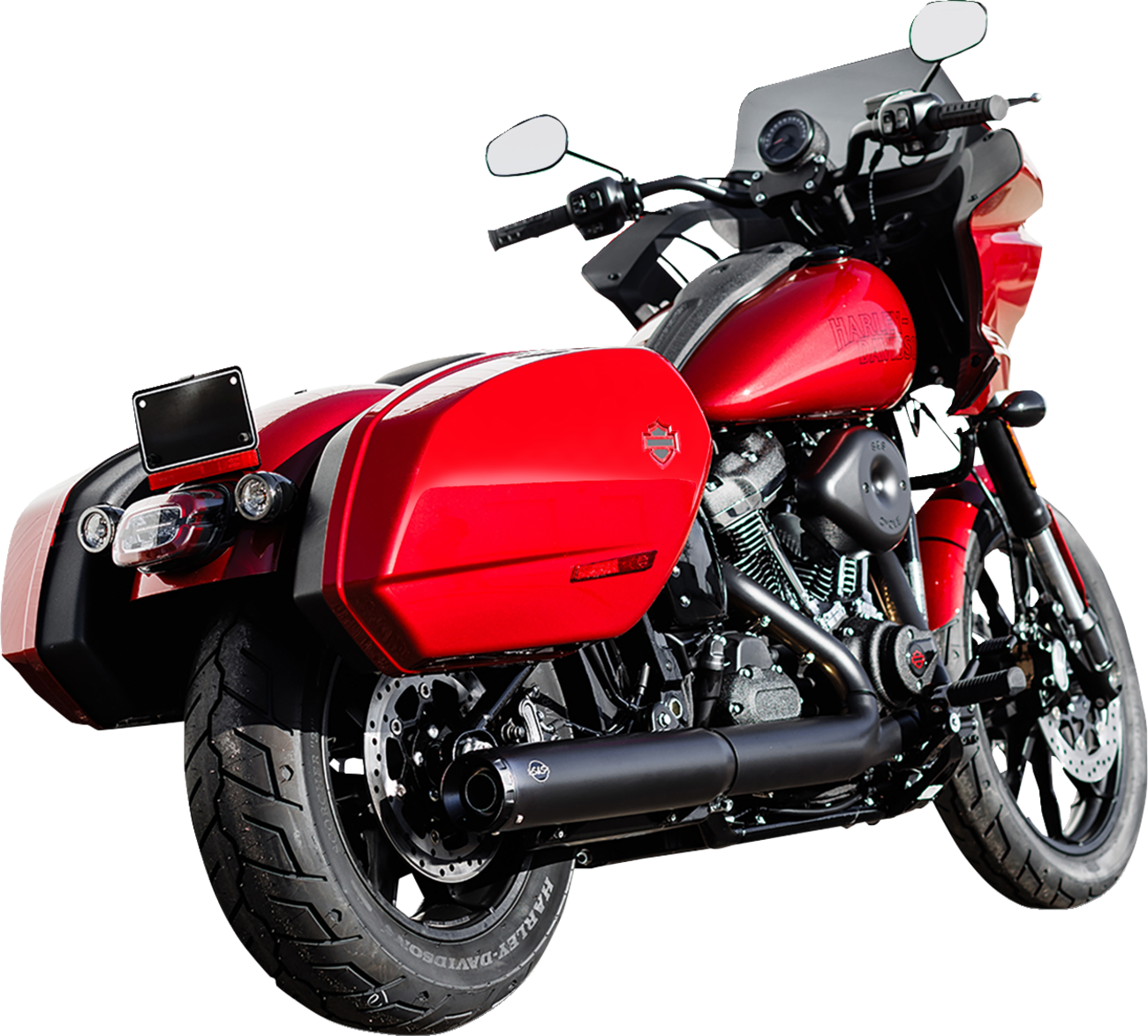 Grand National Slip-On Muffler | Grand National Slip-On Muffler - 50 State - 4" Black - M8 Softail