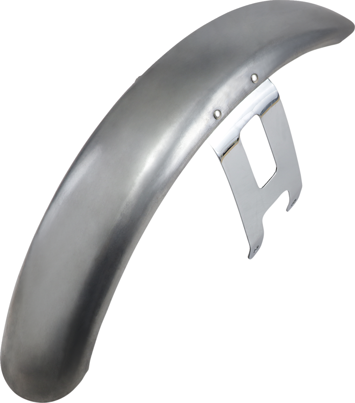 Wide Glide-Style Front Fender | Wide Glide-Style Front Fender with Chrome Mounting Brackets - For 19" or 21" Wheel
