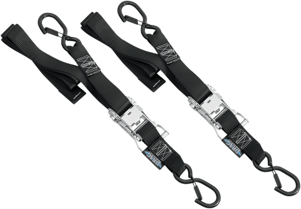 1-1/2" Ratchet Tie-Downs | Ratchet Tie-Downs - 1-1/2" x 6' - Black