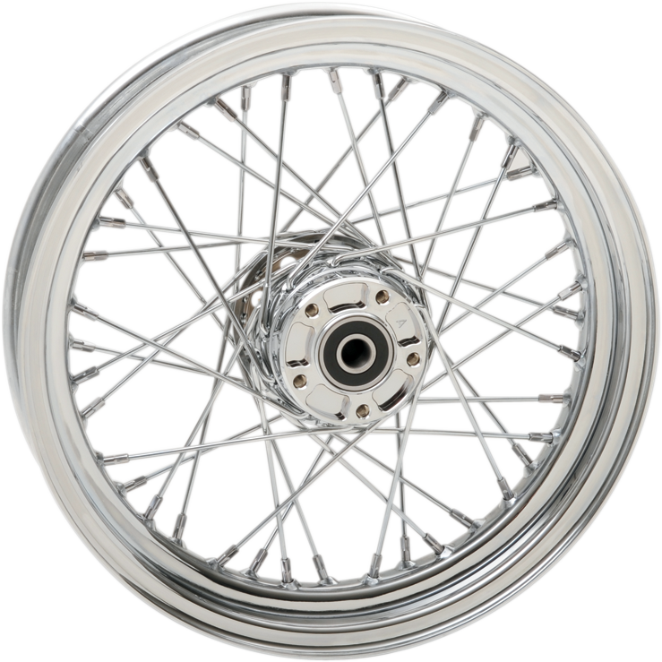 Replacement Laced Wheel | Wheel - Laced - 40 Spoke - Front - Chrome - 16x3 - '00-'06 Softail