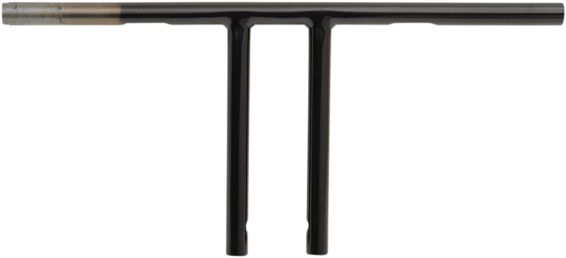 1" T-Bar | 1" T-Bar - Dimpled - Straight - 10" - Black