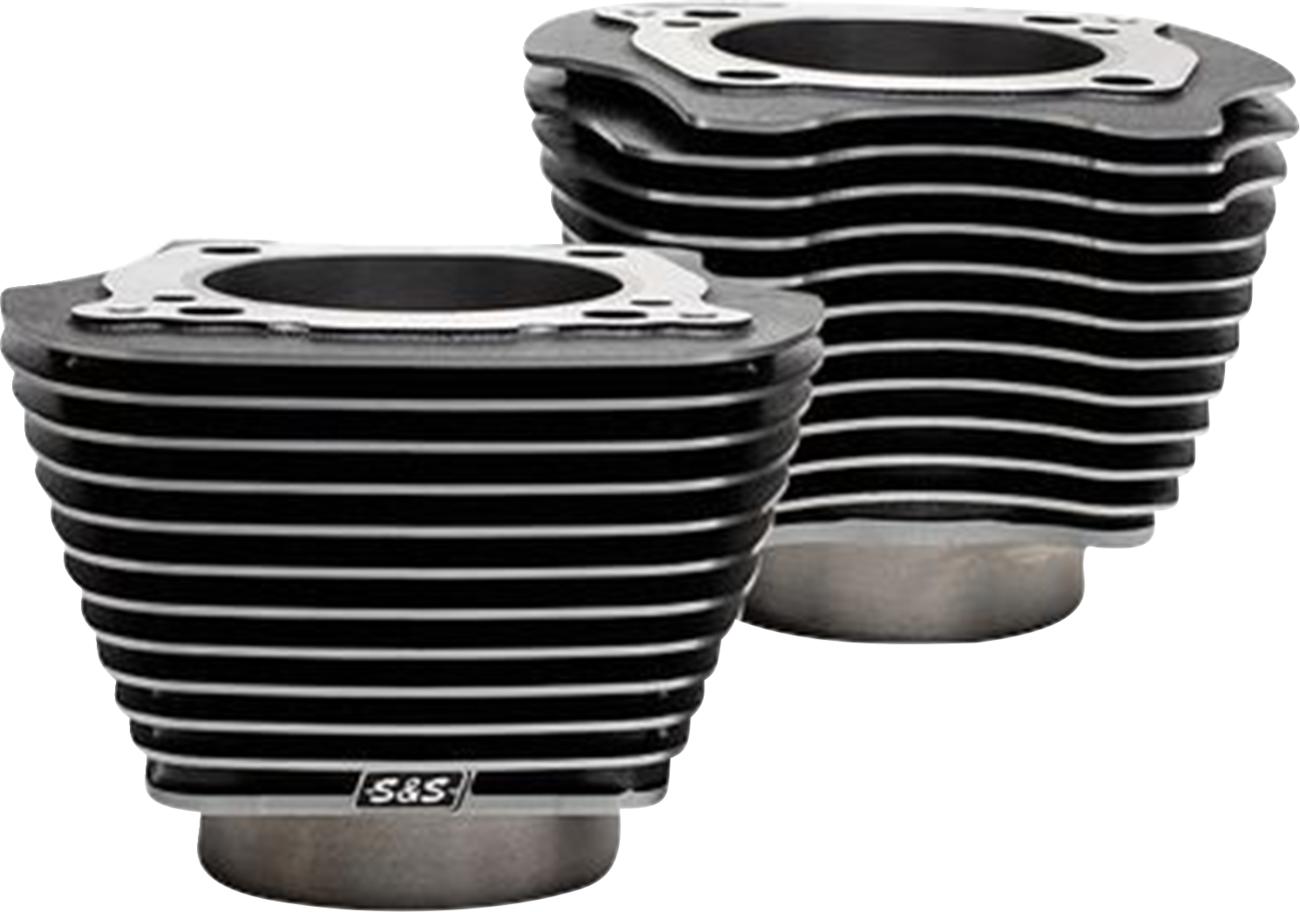 Cylinder Set | Cylinder Set - 4.25" Bore - Unhoned - Black Granite w/Highlights - M8