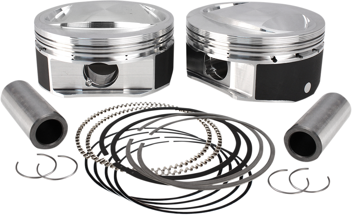 High Compression Piston Kit | High Compression Piston Kit - 110" Twin Cam CVO Motor - +.010