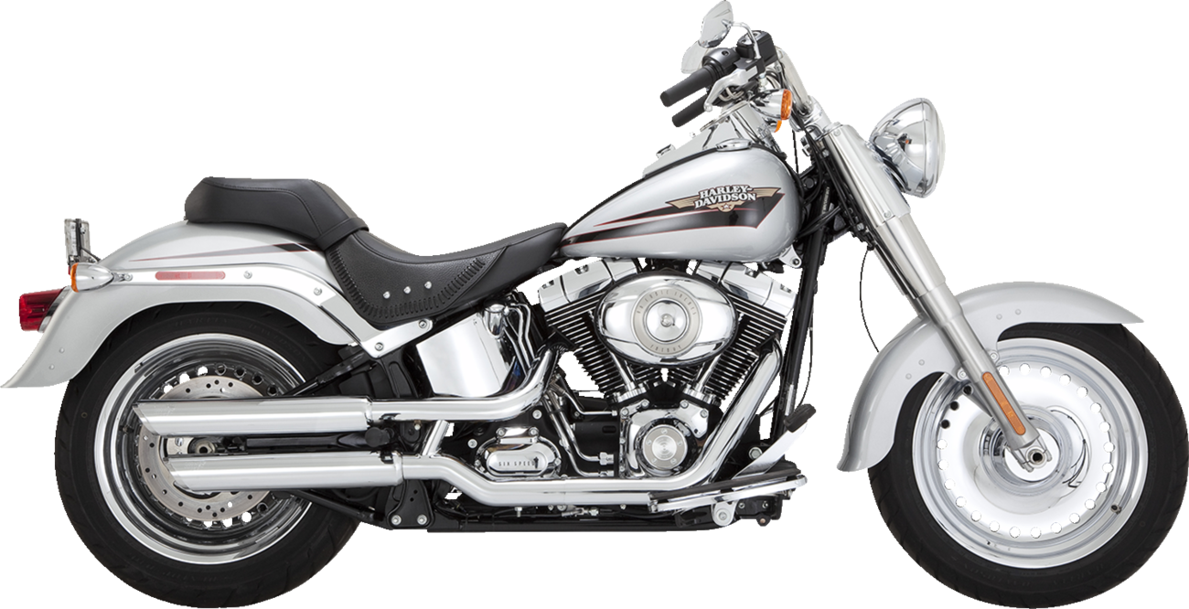 3" Twin Slash Slip-On Mufflers | 3" Twin Slash Slip-On Muffler - Chrome