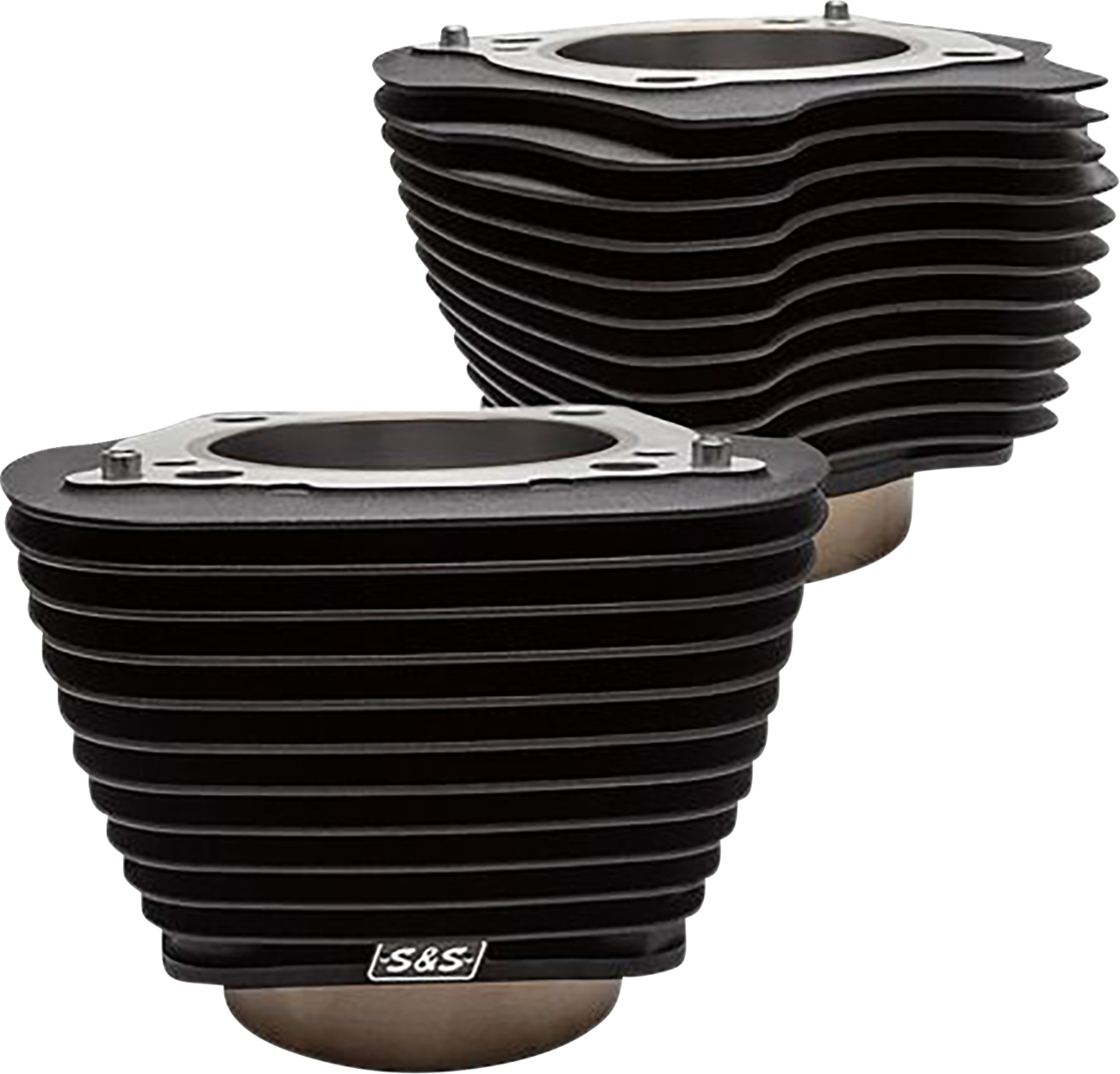 Cylinder Set | Cylinder Set - 4.25" Bore - Unhoned - Wrinkle Black w/o Highlights - M8