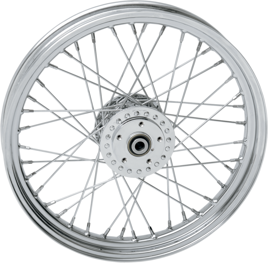 Replacement Laced Wheel | Wheel - Laced - 40 Spoke - Front - Chrome - 19x2.5 - '84-'98 Harley-Davidson