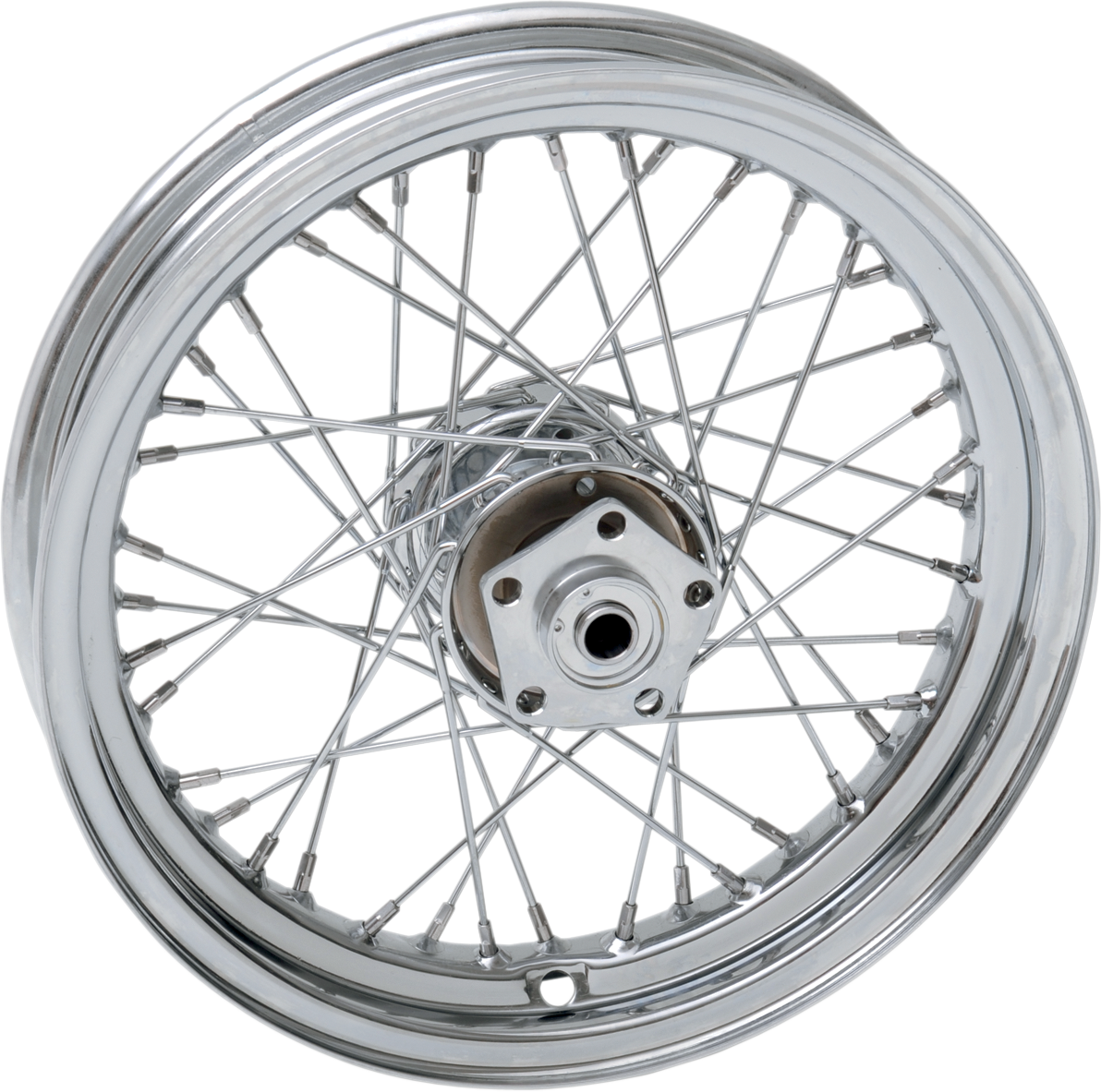 Replacement Laced Wheel | Wheel - Laced - 40 Spoke - Front/Rear - Chrome - 16x3 - '73-'84 Harley-Davidson