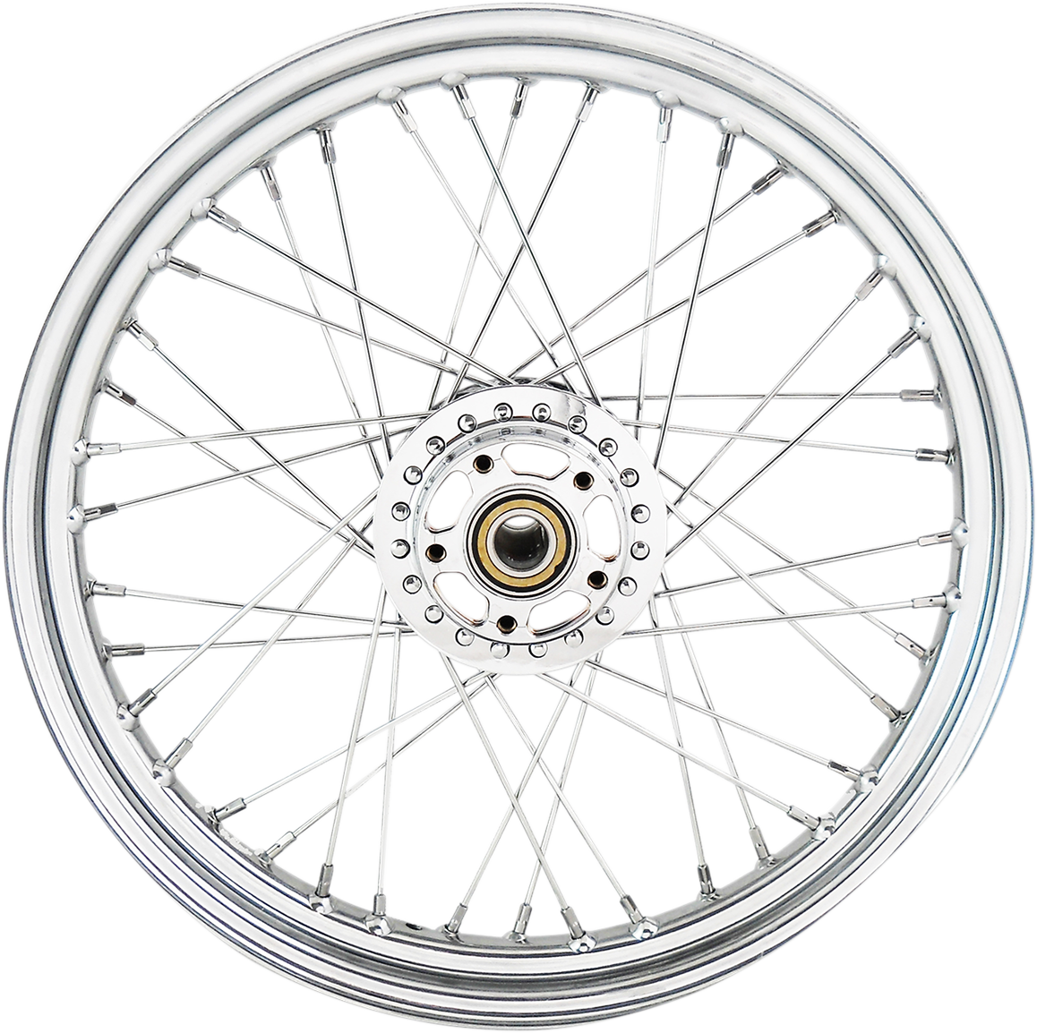 Replacement Laced Wheel | Wheel - Laced - 40 Spoke - Front - Chrome - 19x2.5 - '11-'22 Sportster