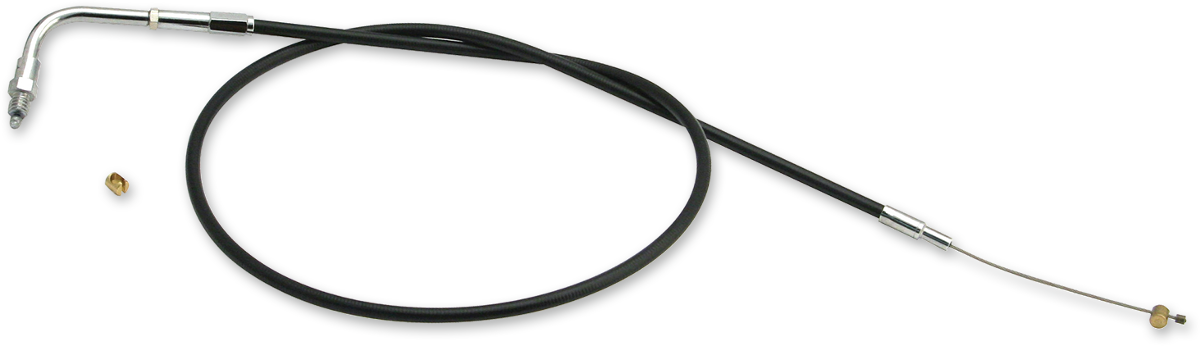 Black Vinyl Throttle/Idle Cable | Black Vinyl Throttle Cable - 36" - Black