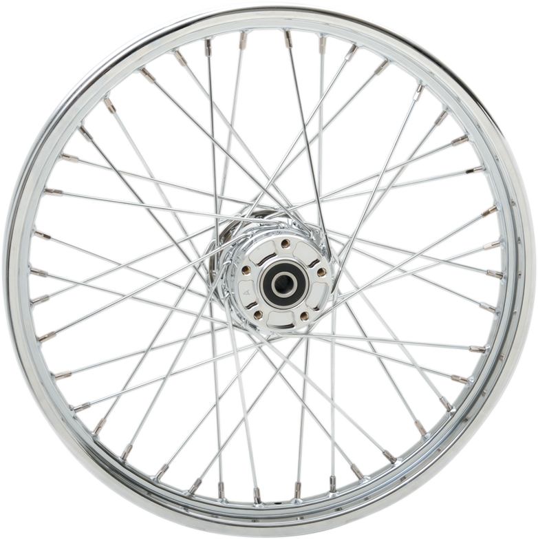 Replacement Laced Wheel | Wheel - Laced - 40 Spoke - Front - Chrome - 21x2.15 - '00-'06 Softail/Dyna