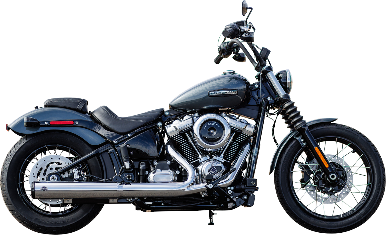 Grand National Slip-On Muffler | Grand National Slip-On Muffler - 50 State - 4" Chrome - M8 Softail