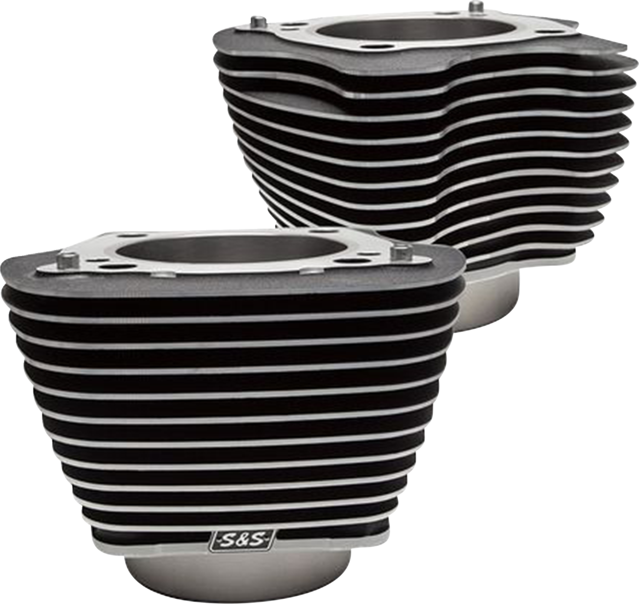 Cylinder Set | Cylinder Set - 4.25" Bore - Unhoned - Wrinkle Black w/Highlights - M8