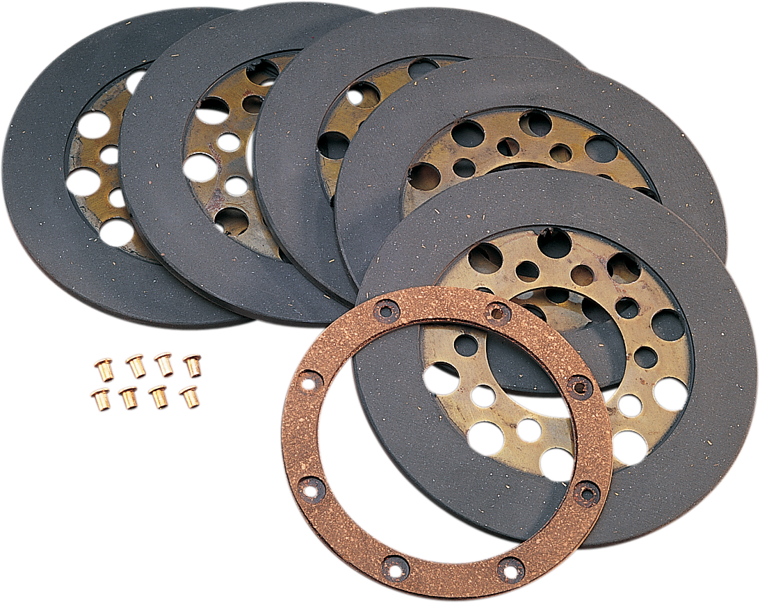 Wet or Dry Friction Plate Set | Clutch Plate Kit - '68-E'84 Shovelhead