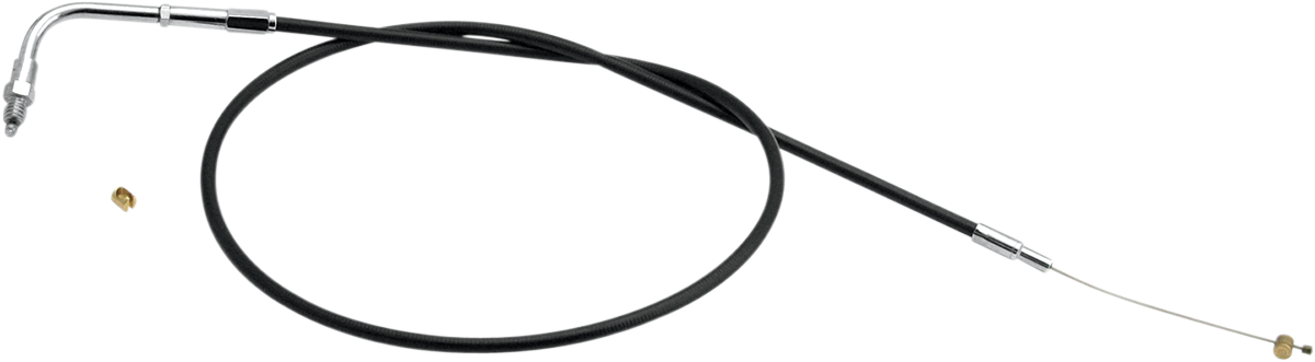 Black Vinyl Throttle/Idle Cable | Black Vinyl Idle Cable - 42" - Black