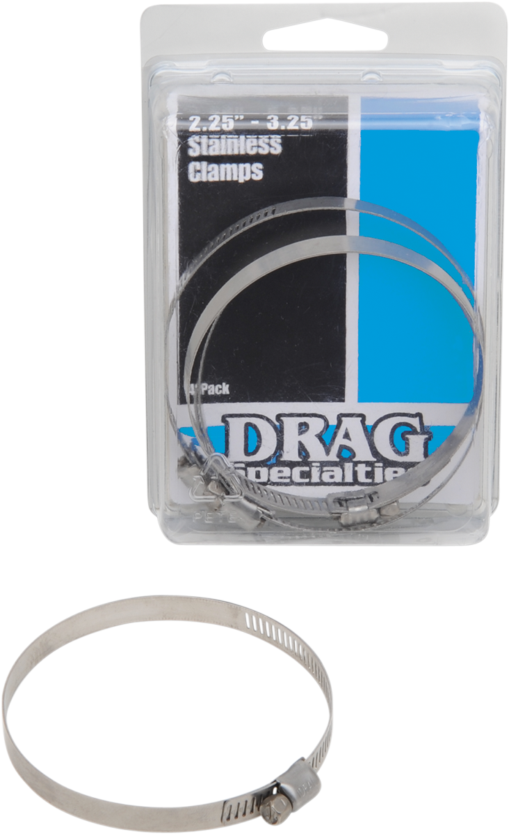 Worm Clamp | Clamps - Stainless Steel - 2.25"-3.25"