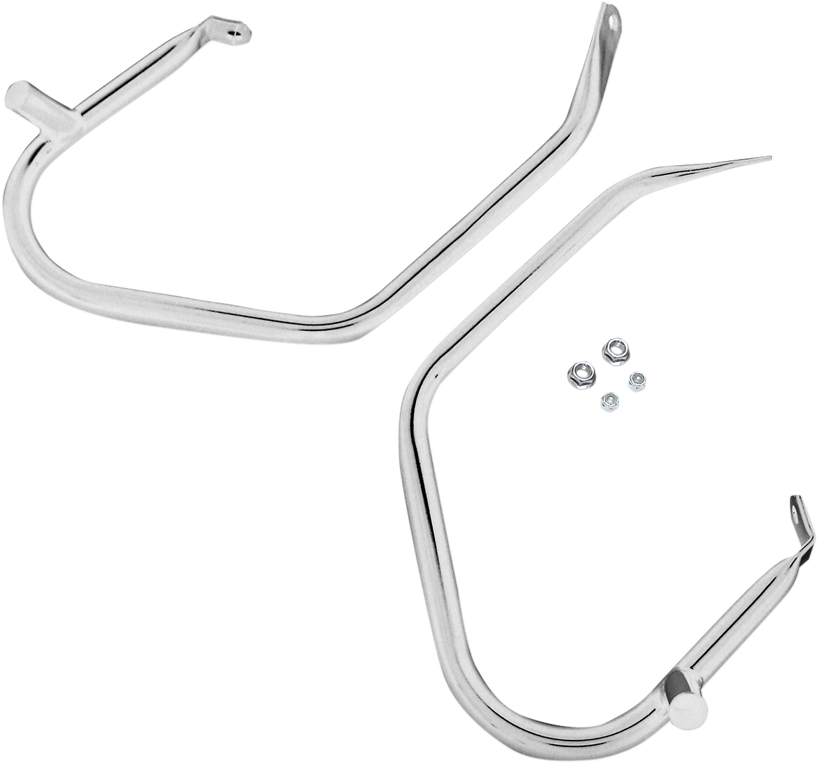 Low-Profile Saddlebag Guards | Saddlebag Guard - Chrome