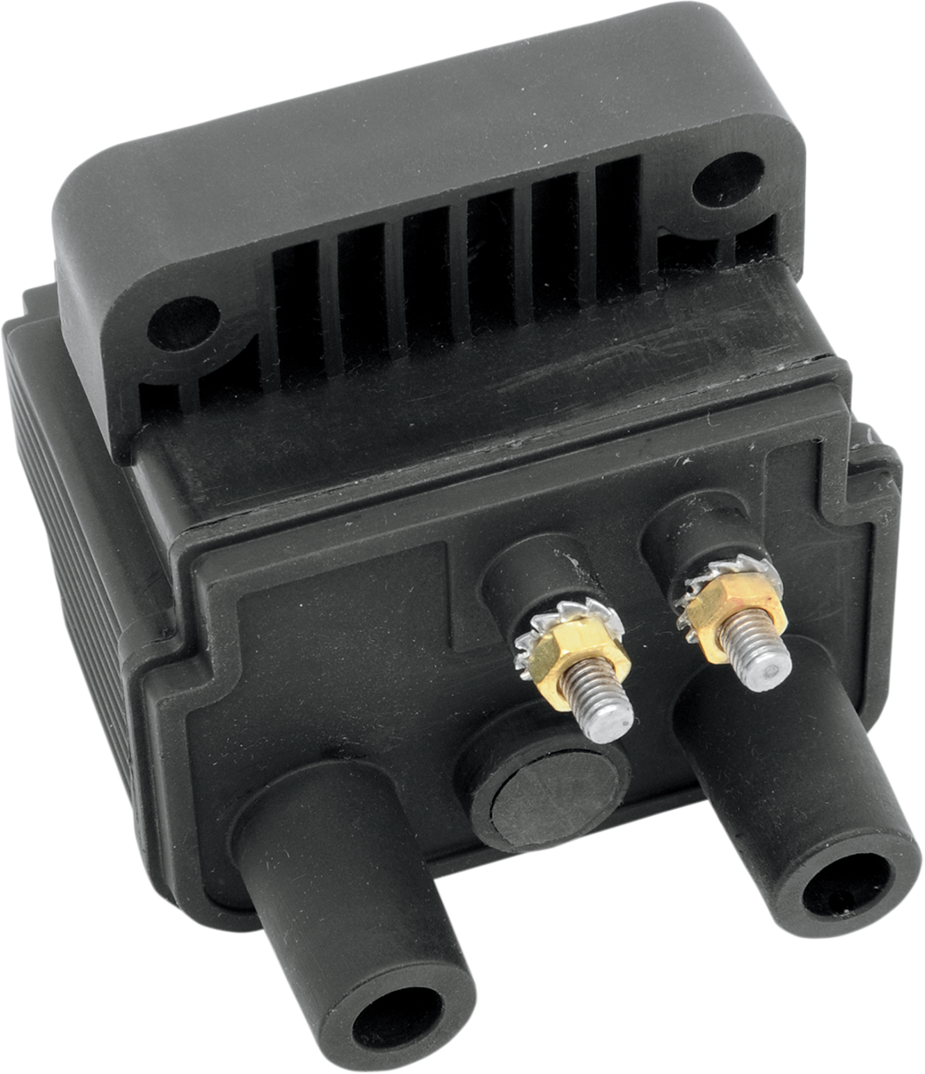 12 Volt Mini Dual-Fire Ignition Coil | Mini Ignition Coil - 5 Ohm - Black