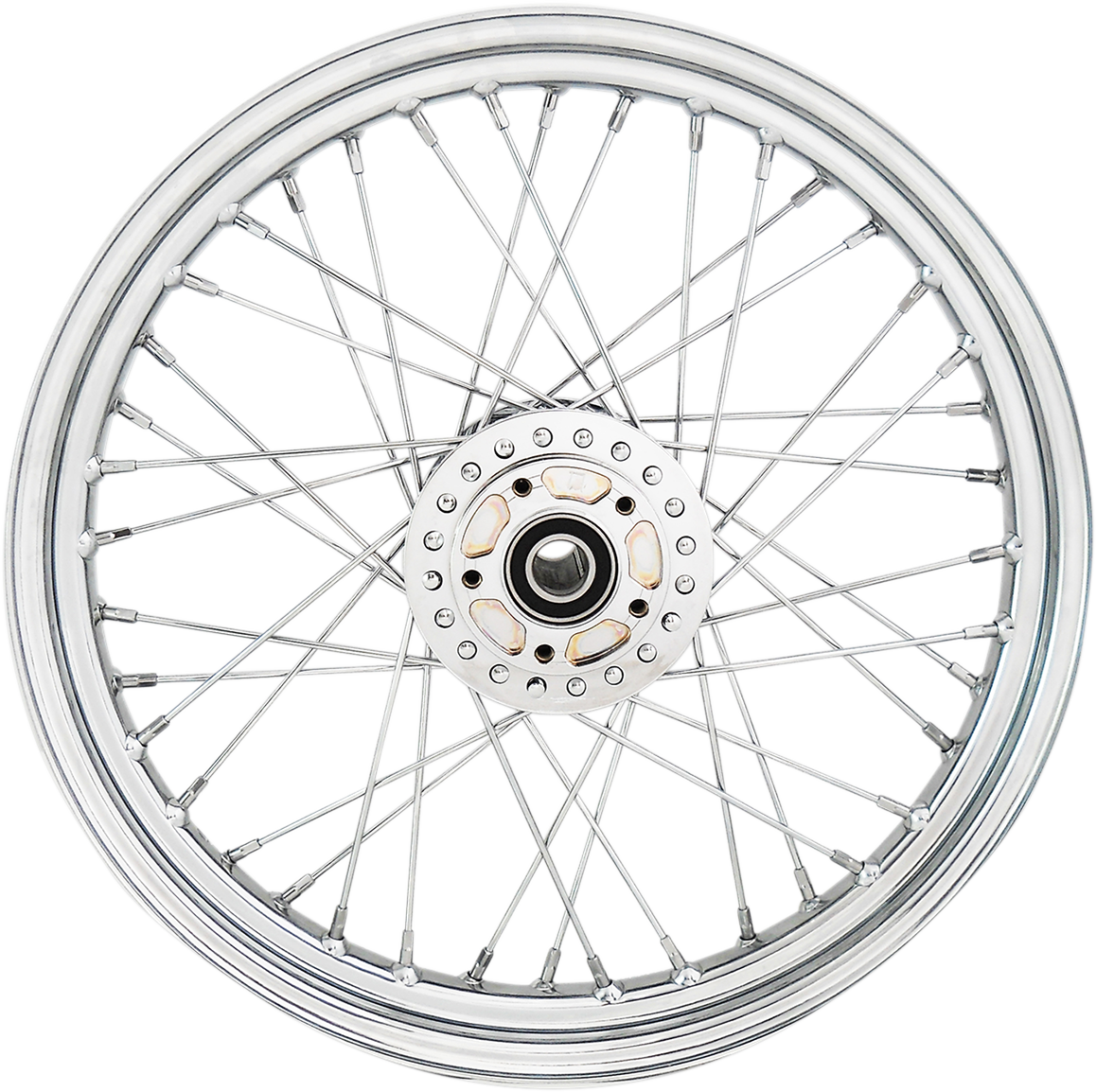 Replacement Laced Wheel | Wheel - Laced - 40 Spoke - Front - Chrome - 19x2.5 - ' 08-'10 Sportster