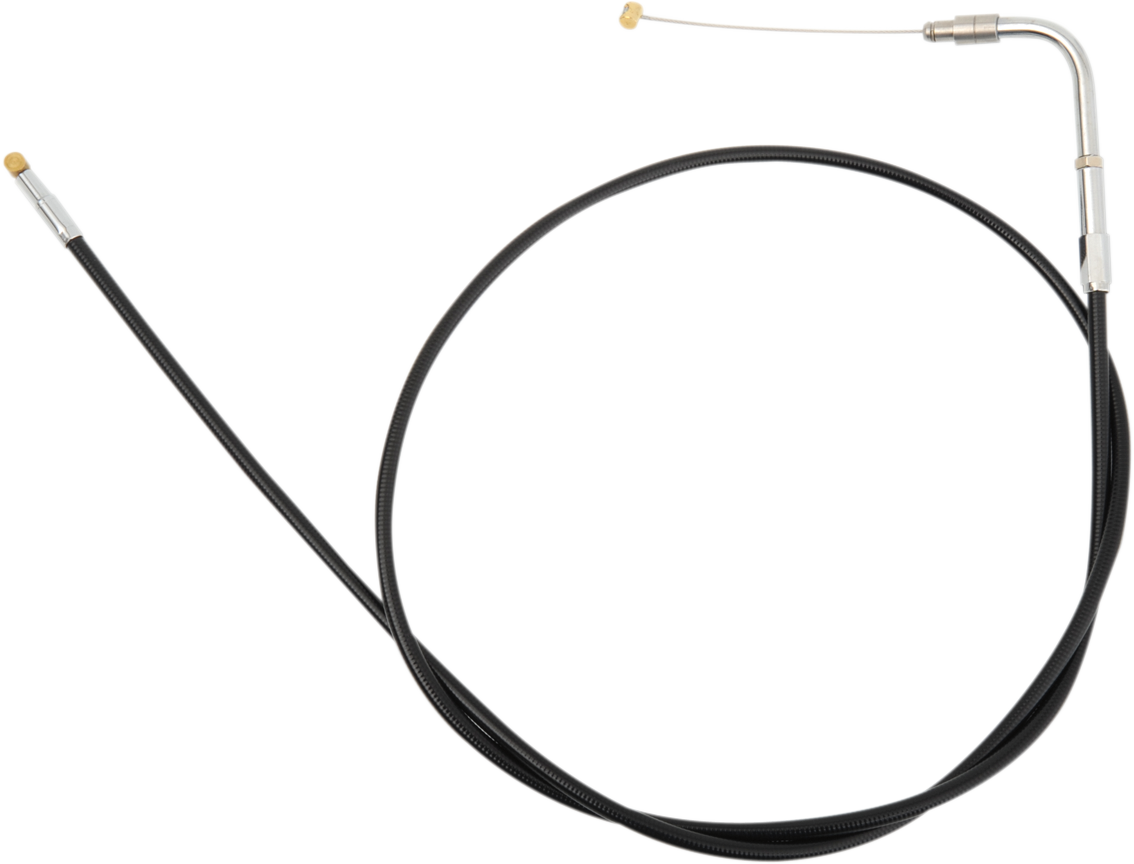 Black Vinyl Throttle/Idle Cable | Black Vinyl Throttle Cable - 48" - Black