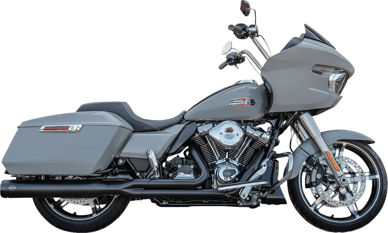 2-into-1 GNX Exhaust System | 2-into-1 GNX Exhaust System - Race Only - Guardian Black - Touring