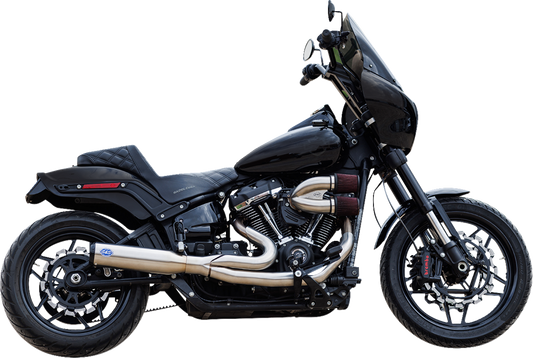 2-into-1 Qualifier Exhaust System | 2-into-1 Qualifier Exhaust System - Race Only - Brushed Stainless