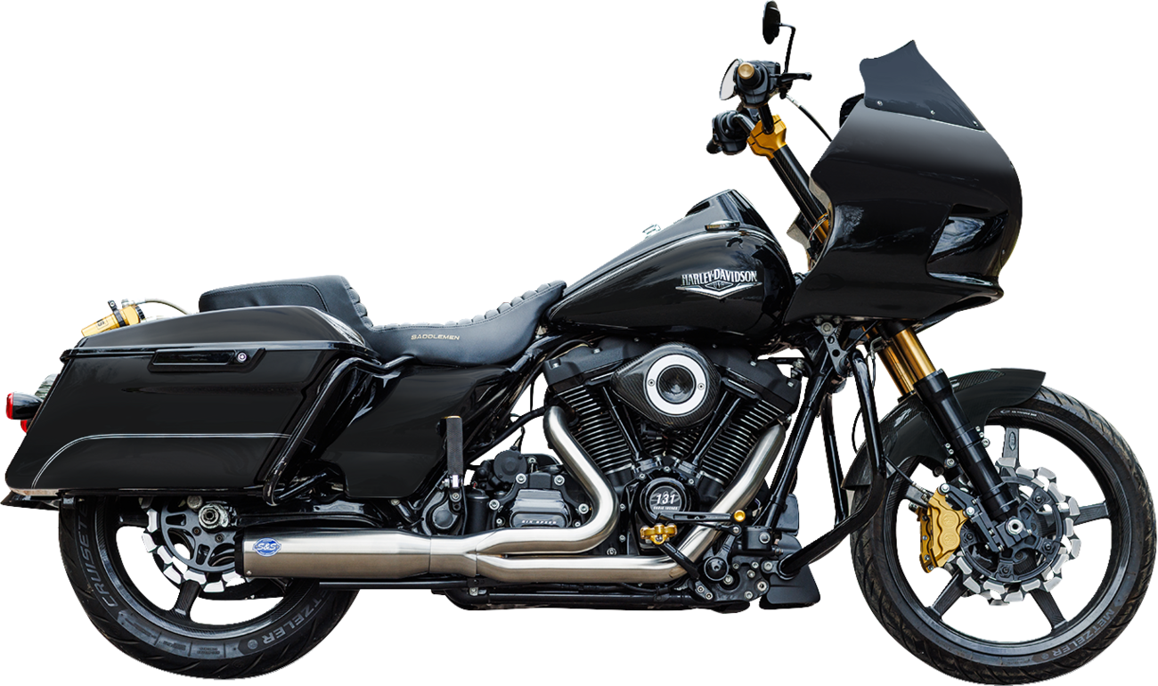 2-into-1 Qualifier Exhaust System | 2-into-1 Qualifier Exhaust System - Race Only - Brushed Stainless