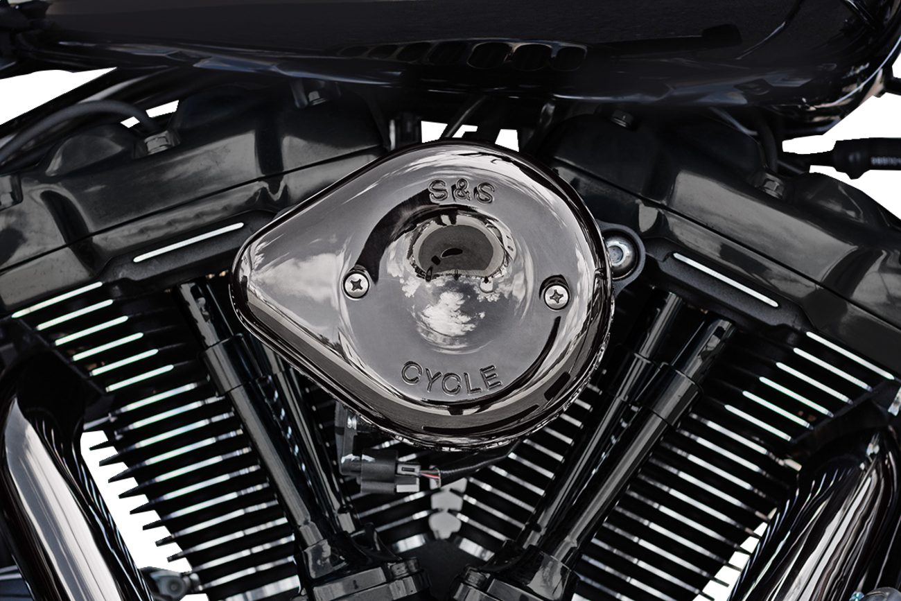 Stealth Teardrop Air Cleaner Kit | Stealth Mini Teardrop Air Cleaner - M8 - Lava Chrome