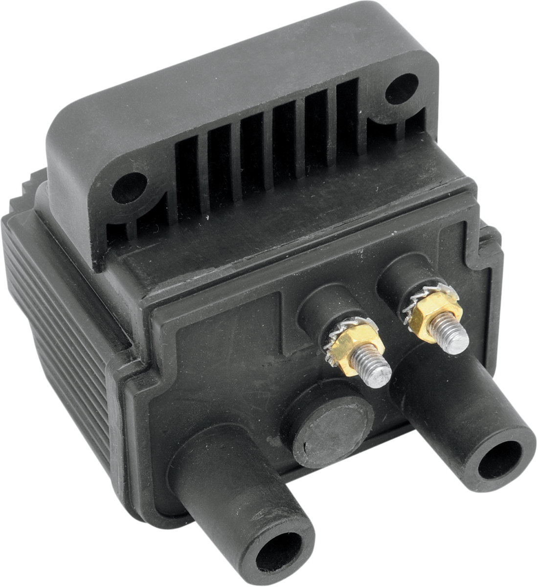 12 Volt Mini Dual-Fire Ignition Coil | Mini Ignition Coil - 3 Ohm - Black