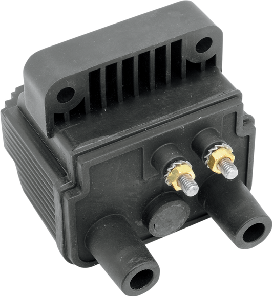 12 Volt Mini Dual-Fire Ignition Coil | Mini Ignition Coil - 3 Ohm - Black