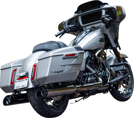4-1/2" MK45 Performance Slip-On Mufflers | 4-1/2" MK45 Performance Slip-On Mufflers - Lava Chrome - 50-State