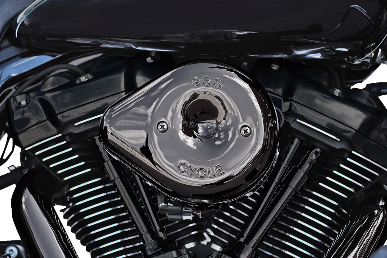 Stealth Teardrop Air Cleaner Cover | Stealth Teardrop Air Cleaner Cover - M8 - Lava Chrome