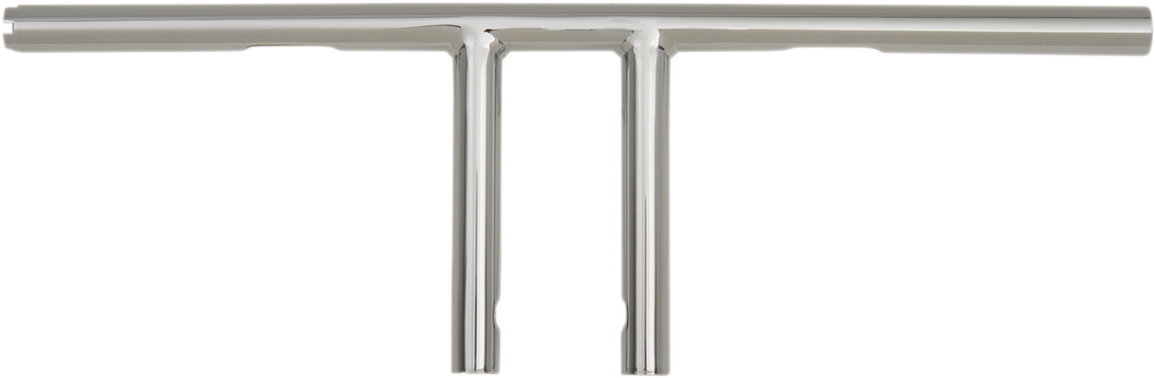 1" T-Bar | 1" T-Bar - Dimpled - Straight - 6" - Chrome