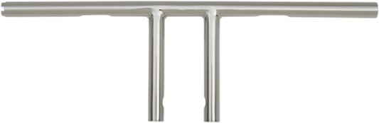 1" T-Bar | 1" T-Bar - Dimpled - Straight - 6" - Chrome
