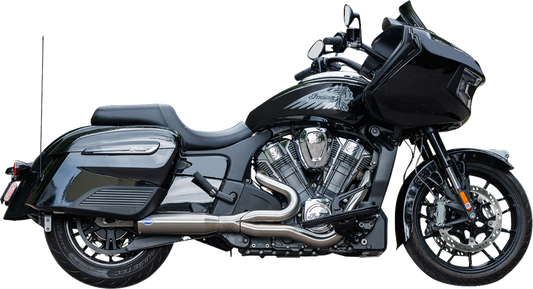 2-into-1 Qualifier Exhaust System | 2-into-1 Qualifier Exhaust System - Race Only - Brushed - Stainless Steel