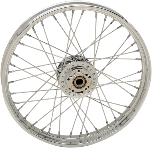 Replacement Laced Wheel | Wheel - Laced - 40 Spoke - Front - Chrome - 21x2.15 - '08-'22 Sportster