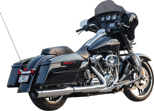 2-into-1 Swindler Exhaust Conversion Kit | 2-into-1 Swindler Exhaust Conversion Kit - 4-1/2" - Chrome - M8 Touring