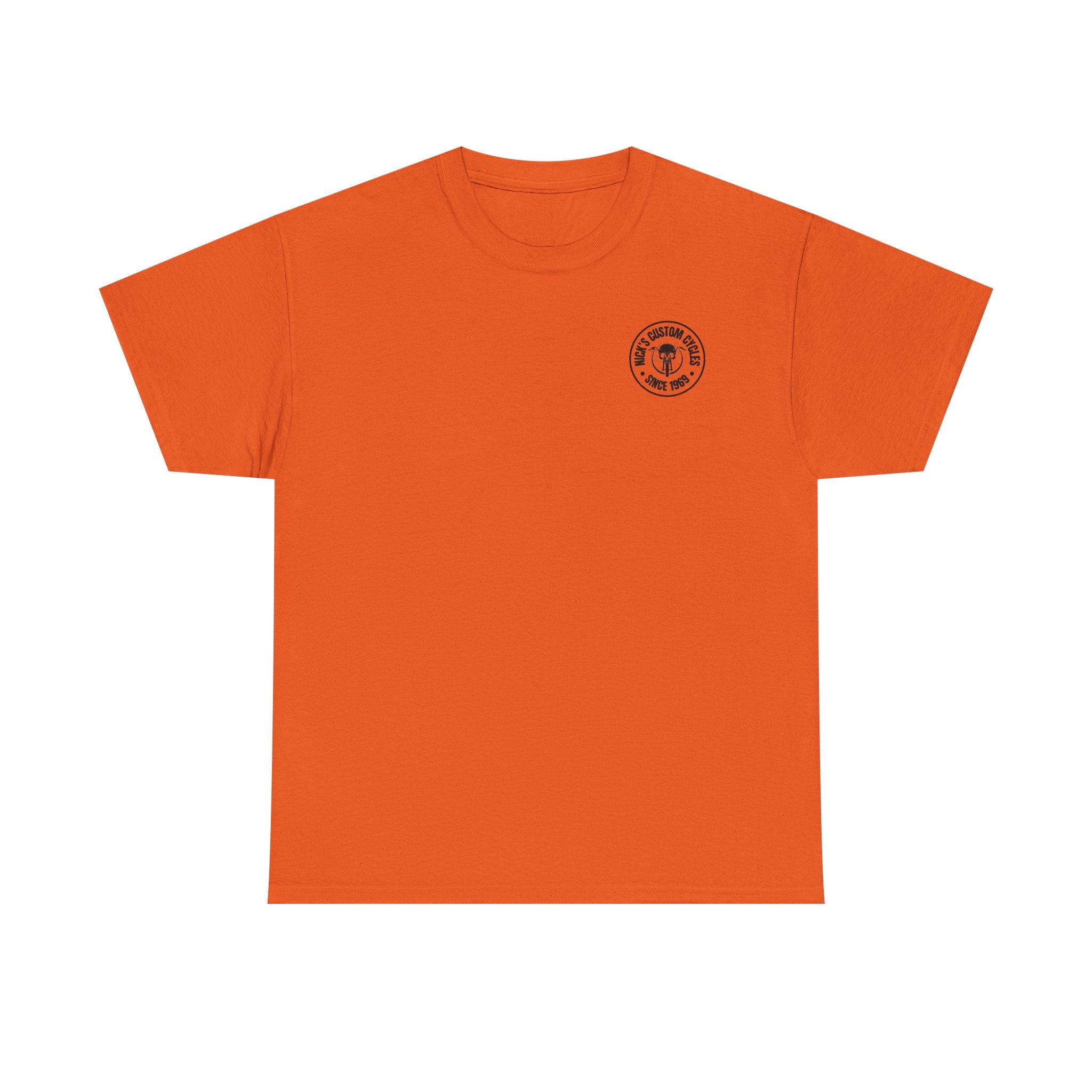 Nick's Custom Cycles T-Shirt (FRONT AND BACK)