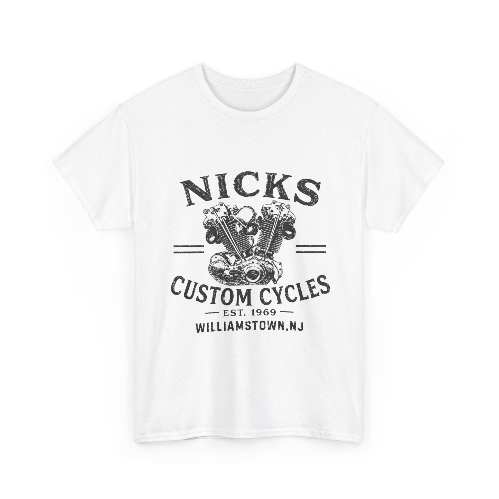Nick's Custom Cycles T-Shirt (FRONT ONLY)