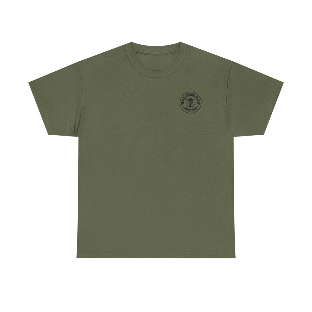 Nick's Custom Cycles T-Shirt (FRONT AND BACK)