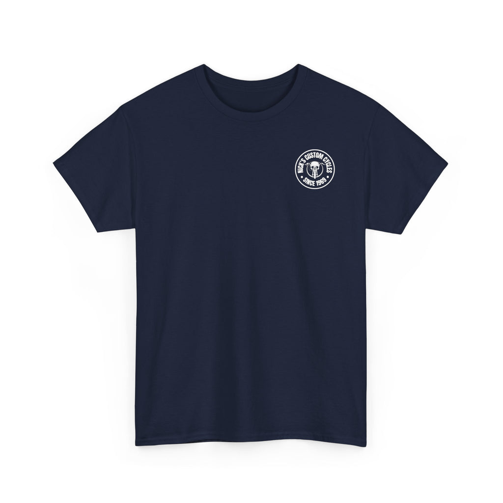 Nick's Custom Cycles T-Shirt (FRONT AND BACK)