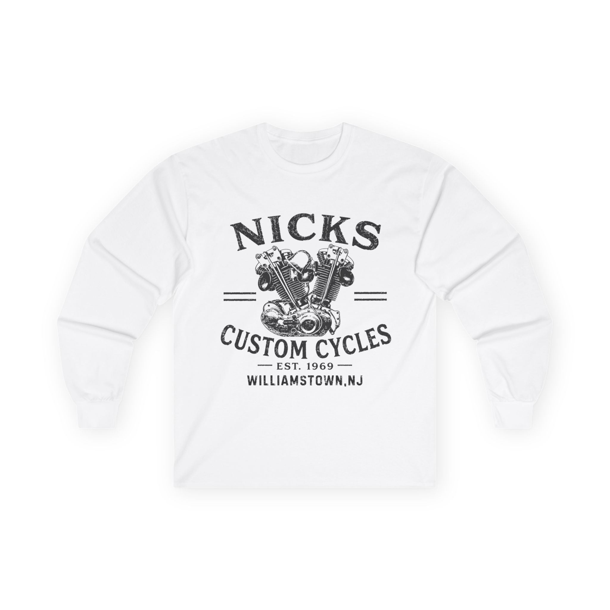 Nick's Custom Cycles Long Sleeve (FRONT ONLY)