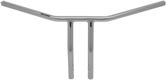 1" T-Bar | 1" T-Bar - Dimpled - Curved - 10" - Chrome