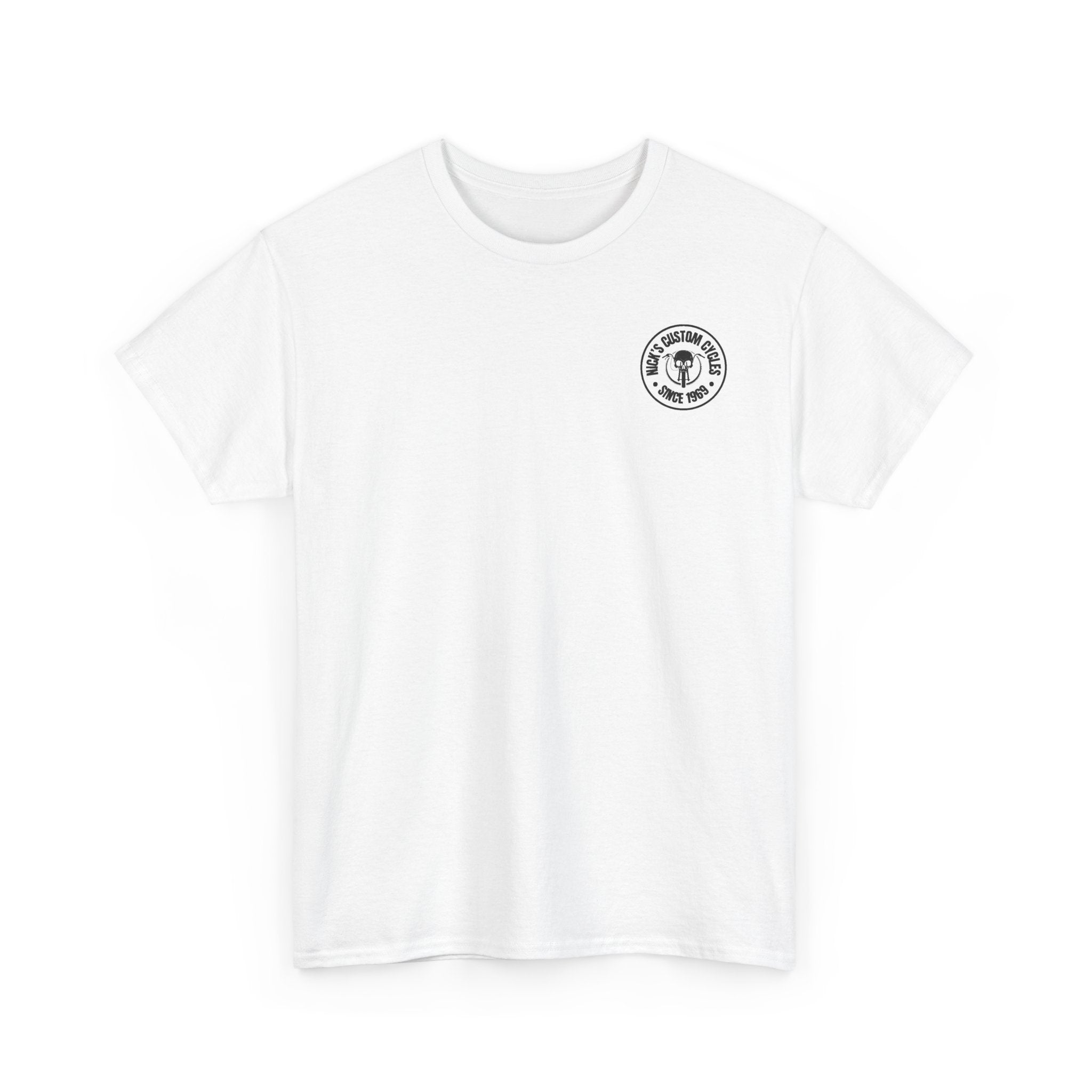 Nick's Custom Cycles T-Shirt (FRONT AND BACK)