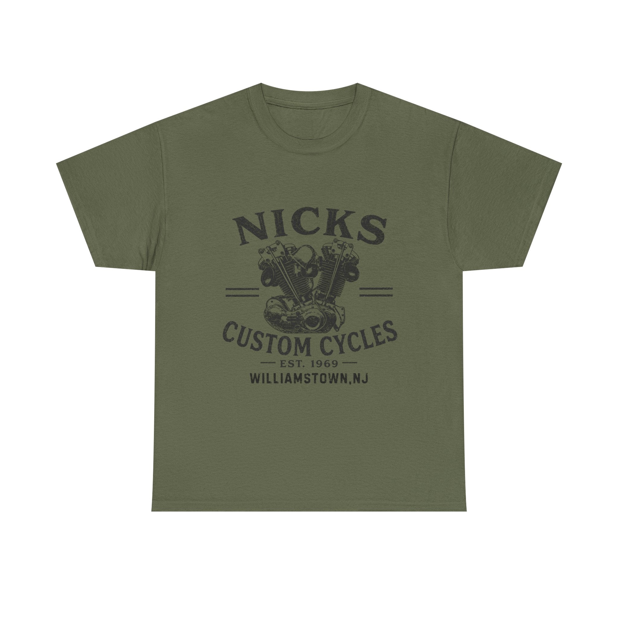 Nick's Custom Cycles T-Shirt (FRONT ONLY)