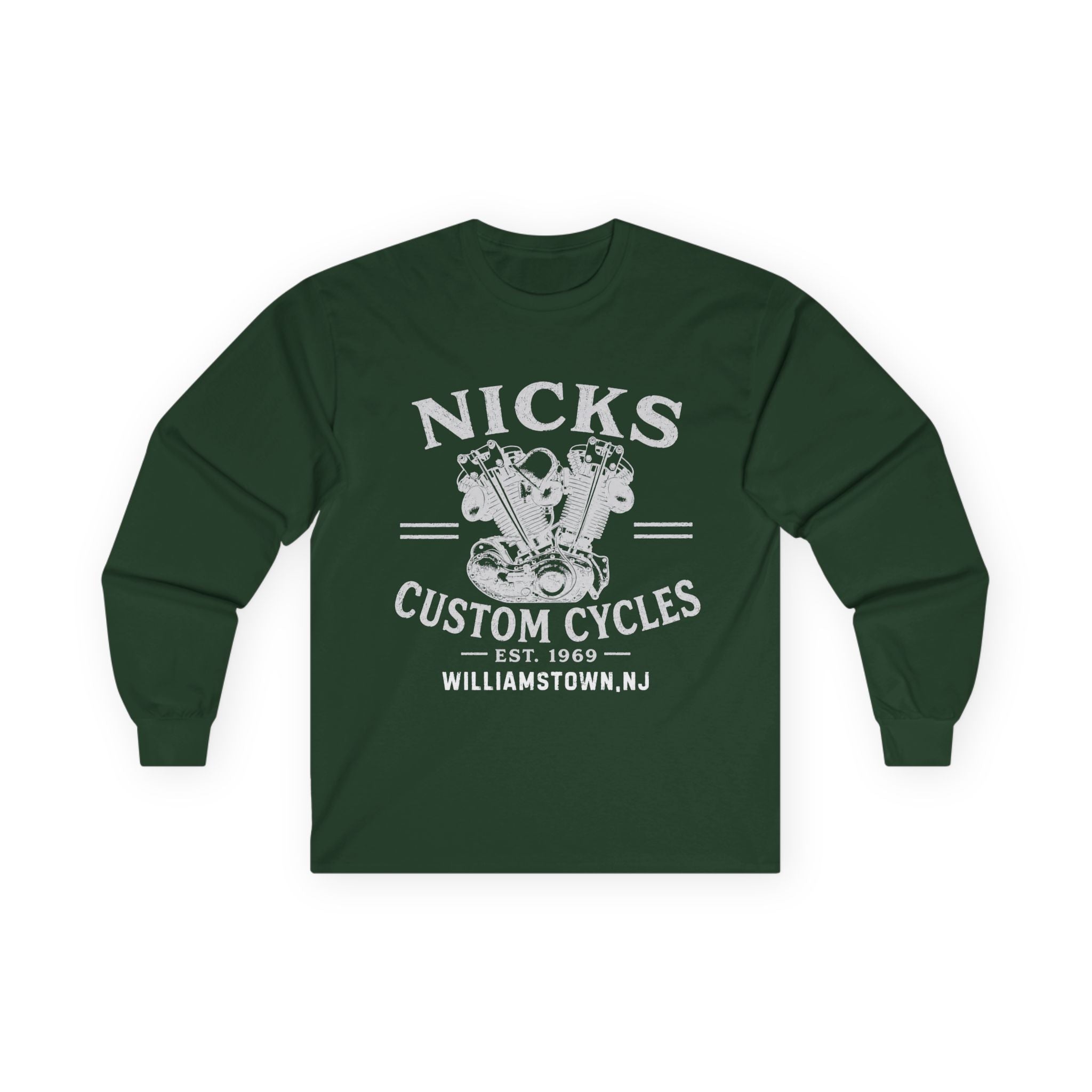 Nick's Custom Cycles Long Sleeve (FRONT ONLY)