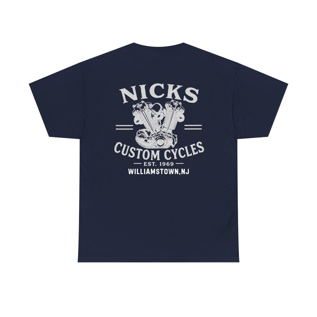 Nick's Custom Cycles T-Shirt (FRONT AND BACK)